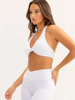 Duo Halter Twist Sports Bra