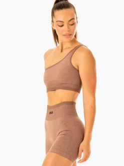 Excel Seamless One Shoulder Sports Bra