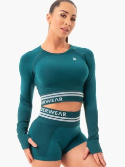 Freestyle Seamless Long Sleeve Crop