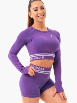 Freestyle Seamless Long Sleeve Crop