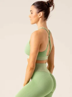 Honeycomb Seamless Sports Bra
