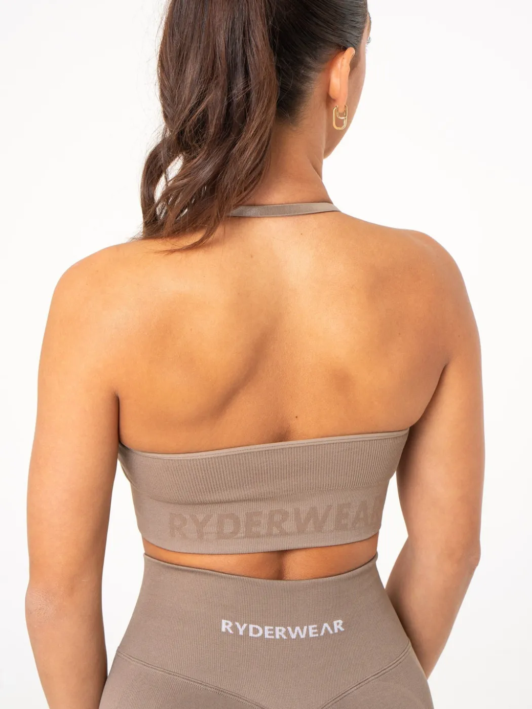 Lift Rib Seamless Halter Sports Bra