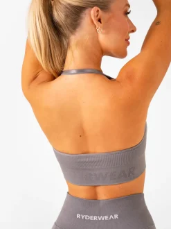 Lift Rib Seamless Halter Sports Bra