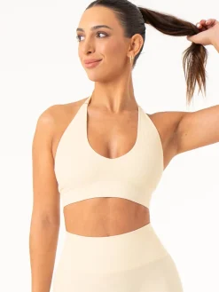 Lift Rib Seamless Halter Sports Bra