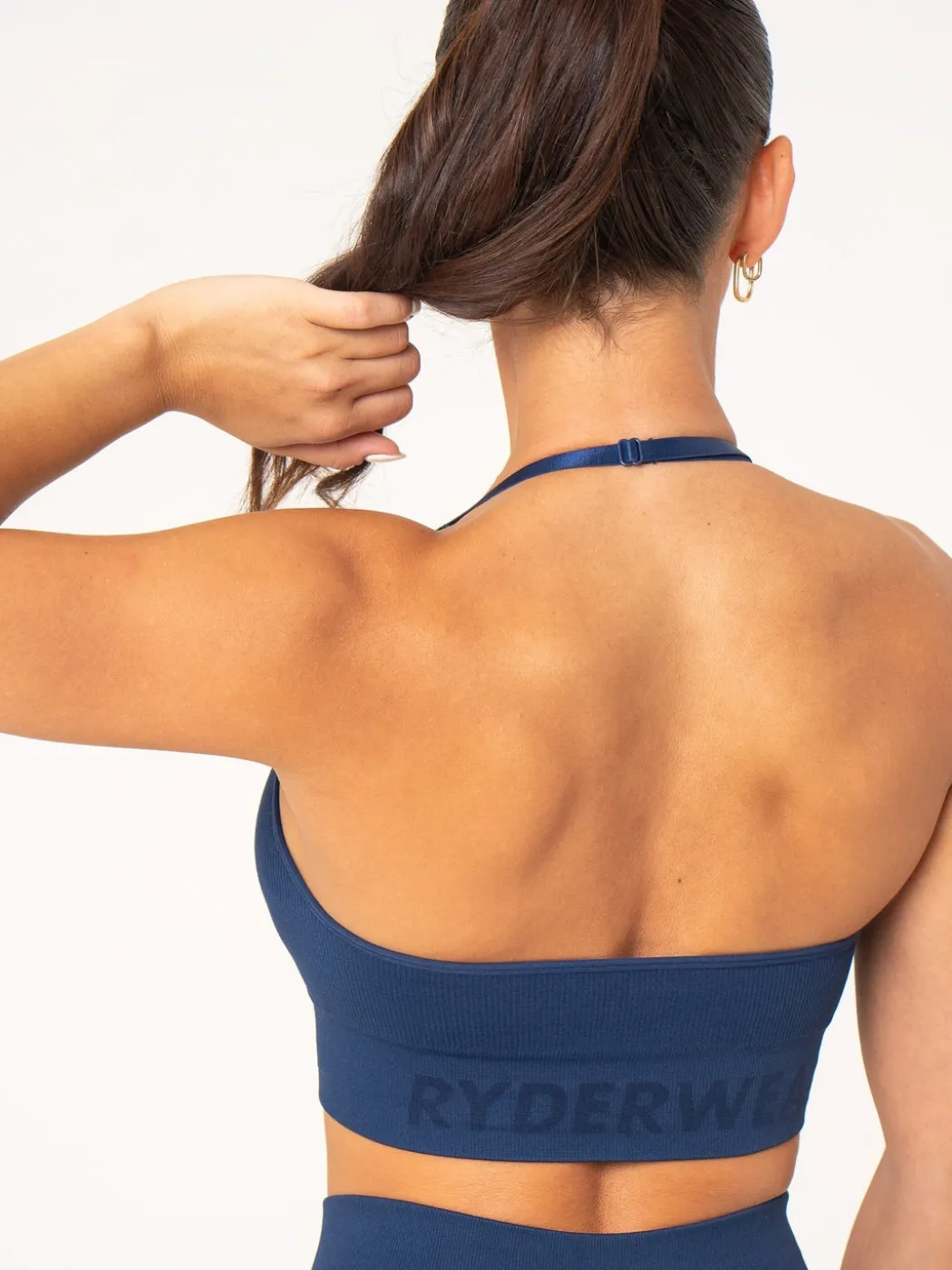 Lift Rib Seamless Halter Sports Bra