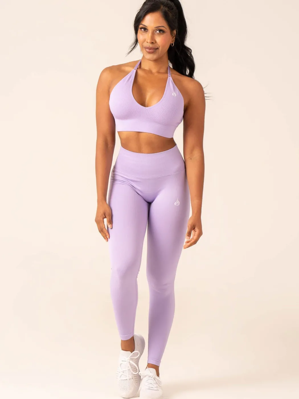 Lift Rib Seamless Halter Sports Bra