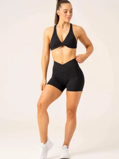 Momentum Cross Over Scrunch Shorts