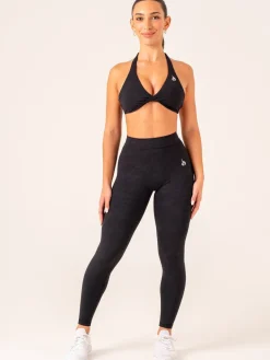 NKD Stonewash Halter Sports Bra