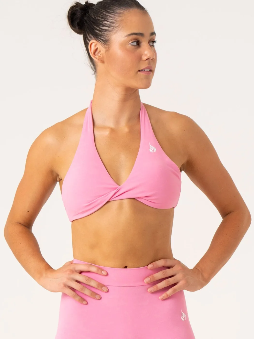 NKD Stonewash Halter Sports Bra