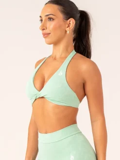 NKD Stonewash Halter Sports Bra