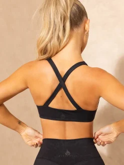 NKD Stonewash Twist Sports Bra