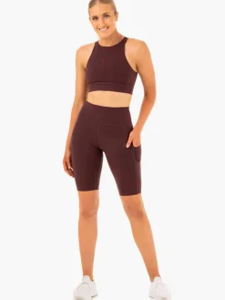 Reset High Waisted Pocket Bike Shorts