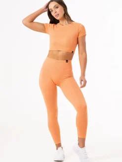 Rib Seamless T-Shirt