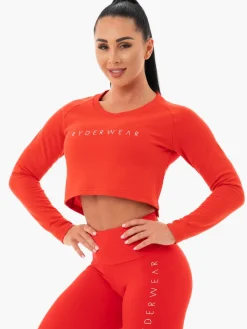 Staples Cropped Sweater