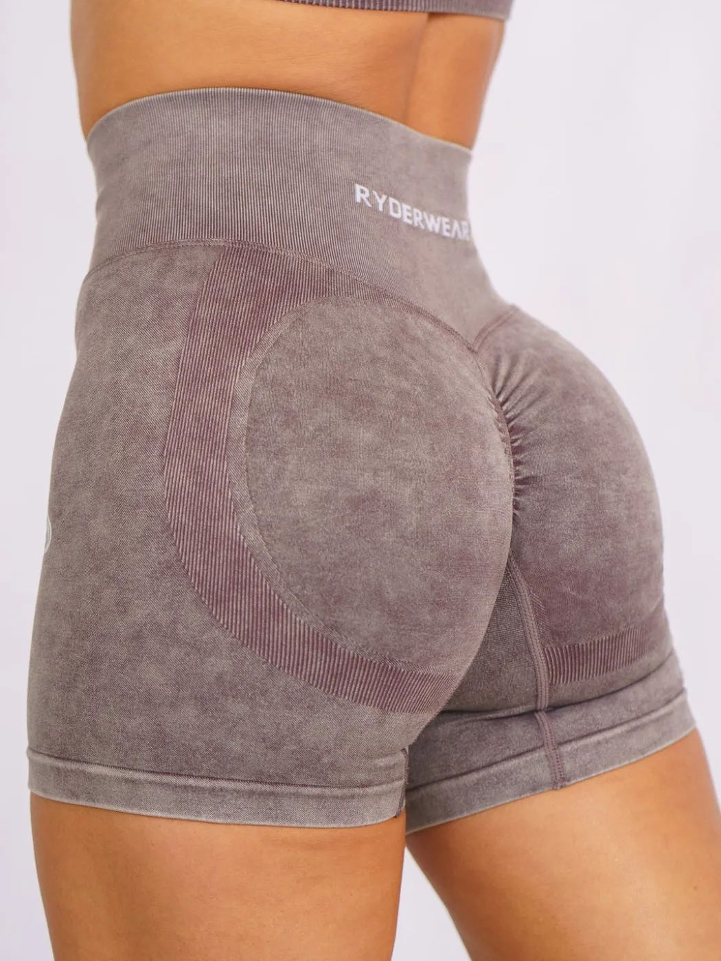 Stonewash Scrunch Seamless Shorts