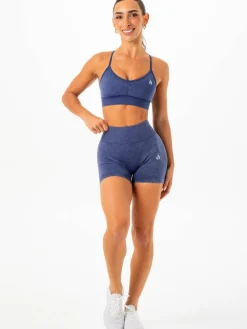 Stonewash Scrunch Seamless Shorts