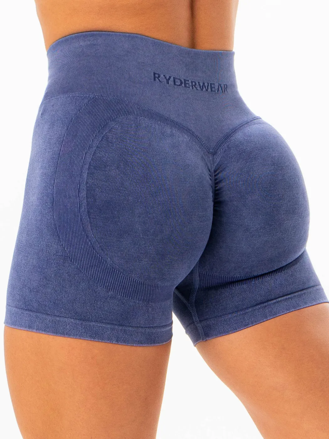 Stonewash Scrunch Seamless Shorts