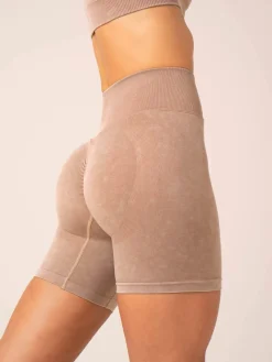 Stonewash Scrunch Seamless Shorts