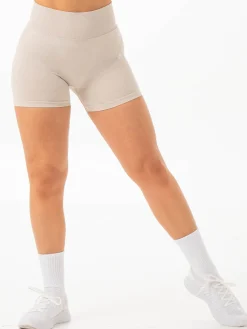 Stonewash Scrunch Seamless Shorts