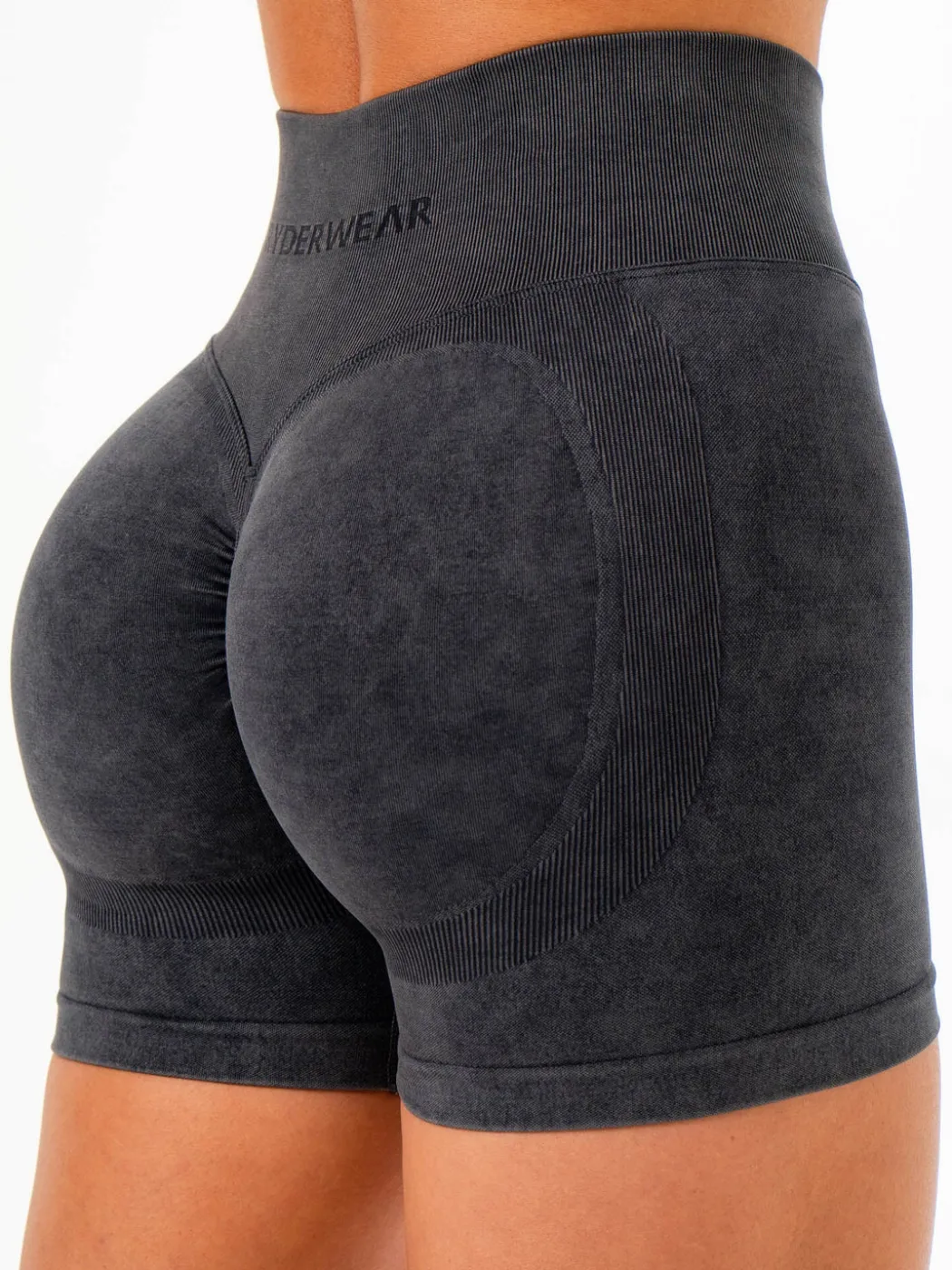 Stonewash Scrunch Seamless Shorts