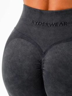 Stonewash Scrunch Seamless Leggings
