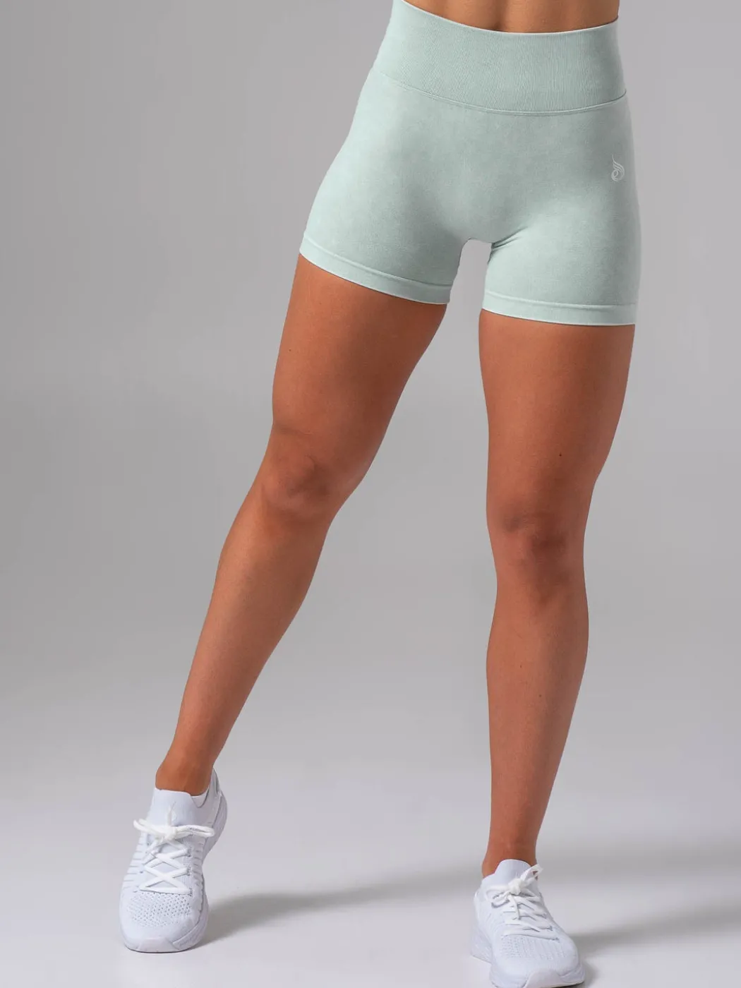Stonewash Seamless Invisible Scrunch Shorts