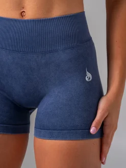 Stonewash Seamless Invisible Scrunch Shorts