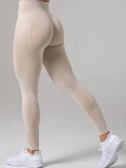 Stonewash Seamless Invisible Scrunch Leggings