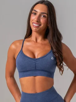 Stonewash Seamless Sports Bra