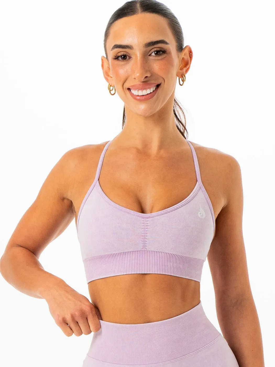 Stonewash Seamless Sports Bra