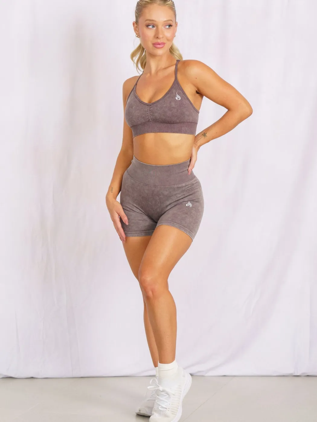 Stonewash Seamless Sports Bra