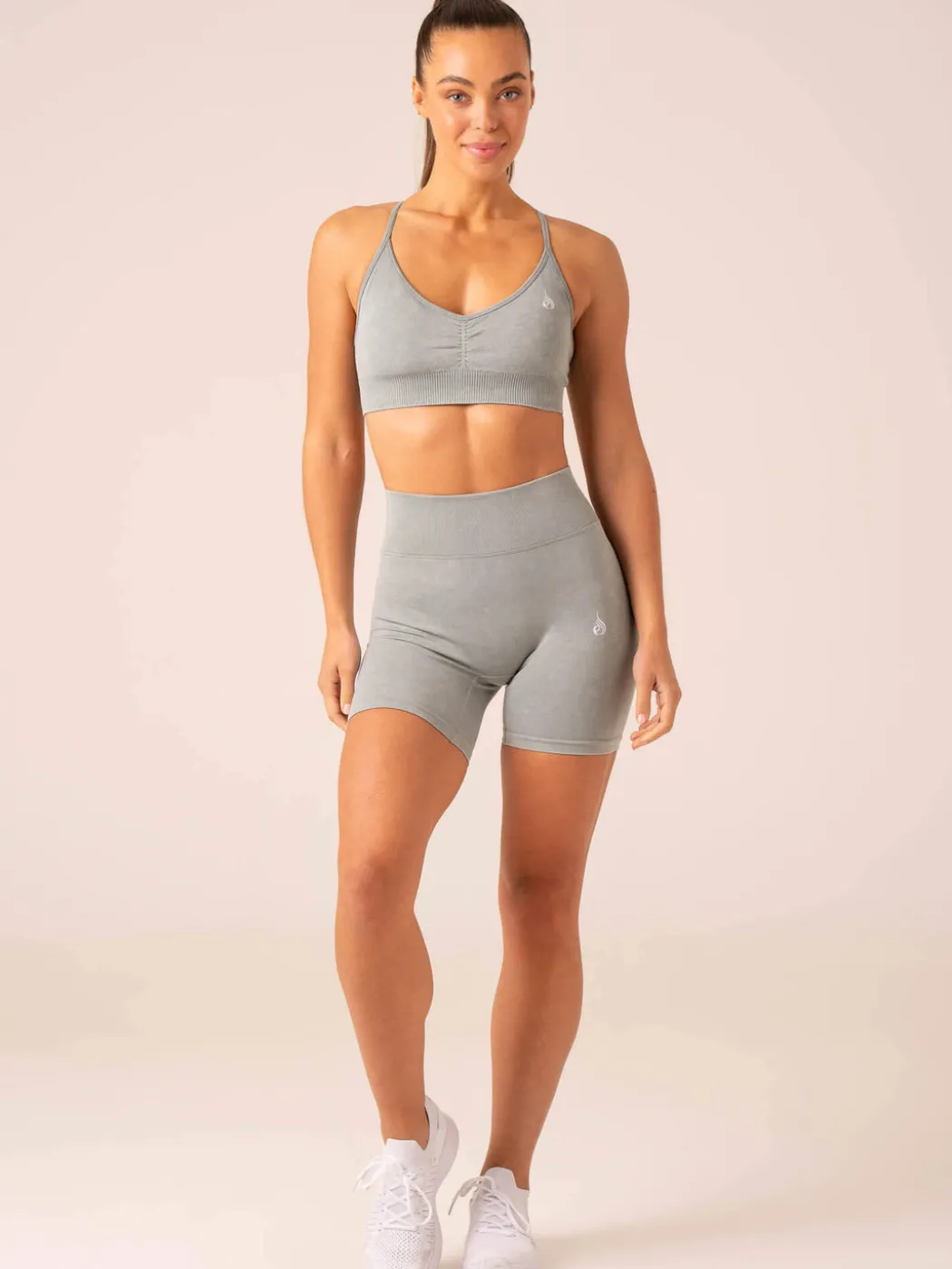 Stonewash Seamless Sports Bra