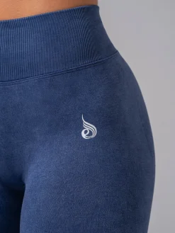 Stonewash Seamless V Back Shorts