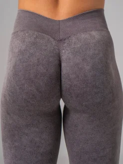 Stonewash Seamless V Back Legging