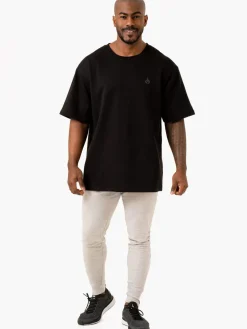 Throwback Oversized Fleece T-Shirt