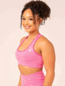 Zebra Seamless Sports Bra