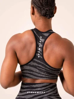 Zebra Seamless Sports Bra
