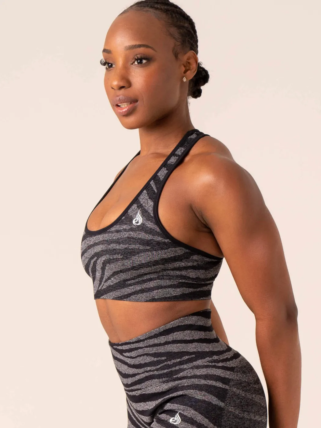 Zebra Seamless Sports Bra