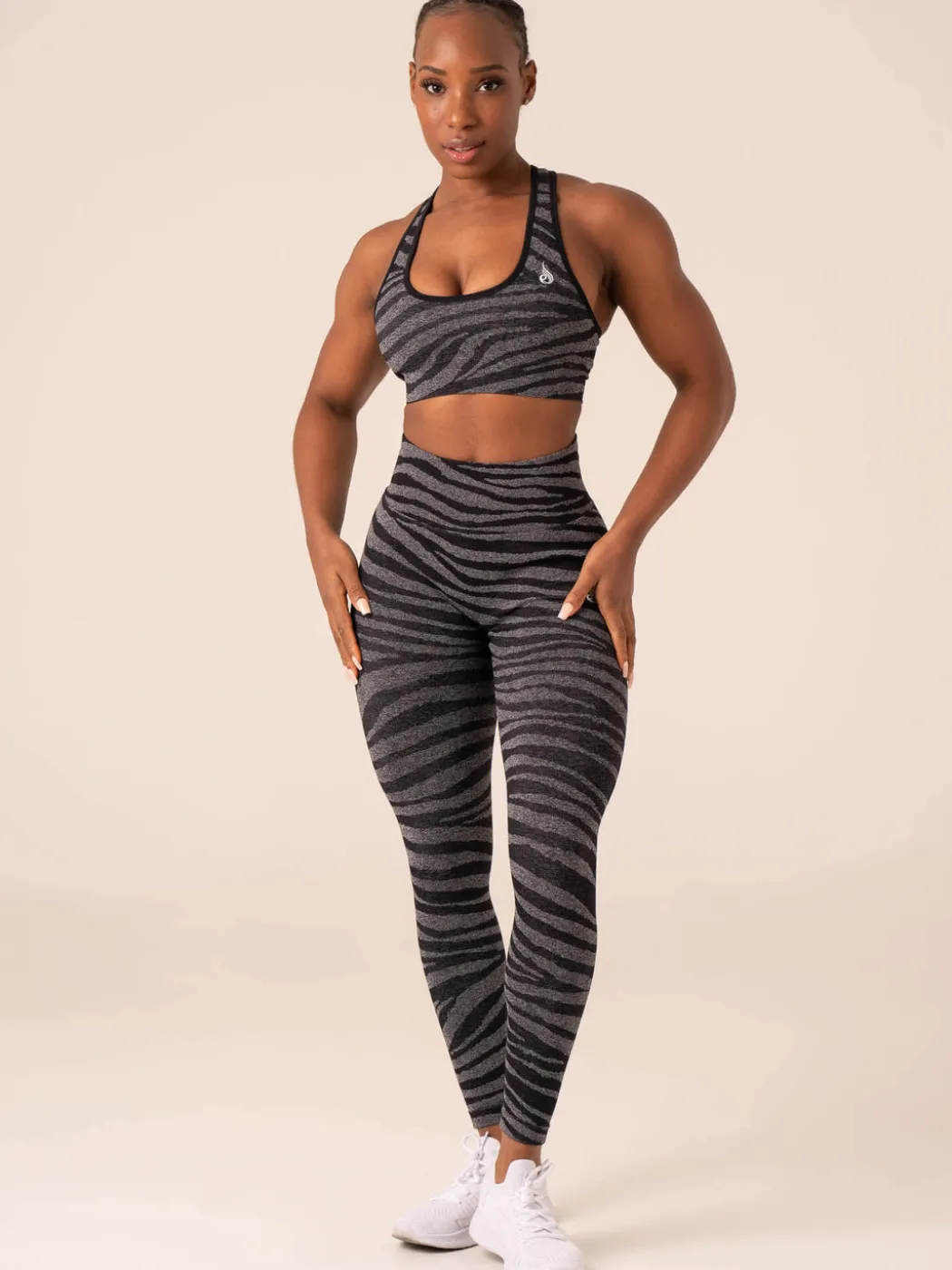 Zebra Seamless Sports Bra